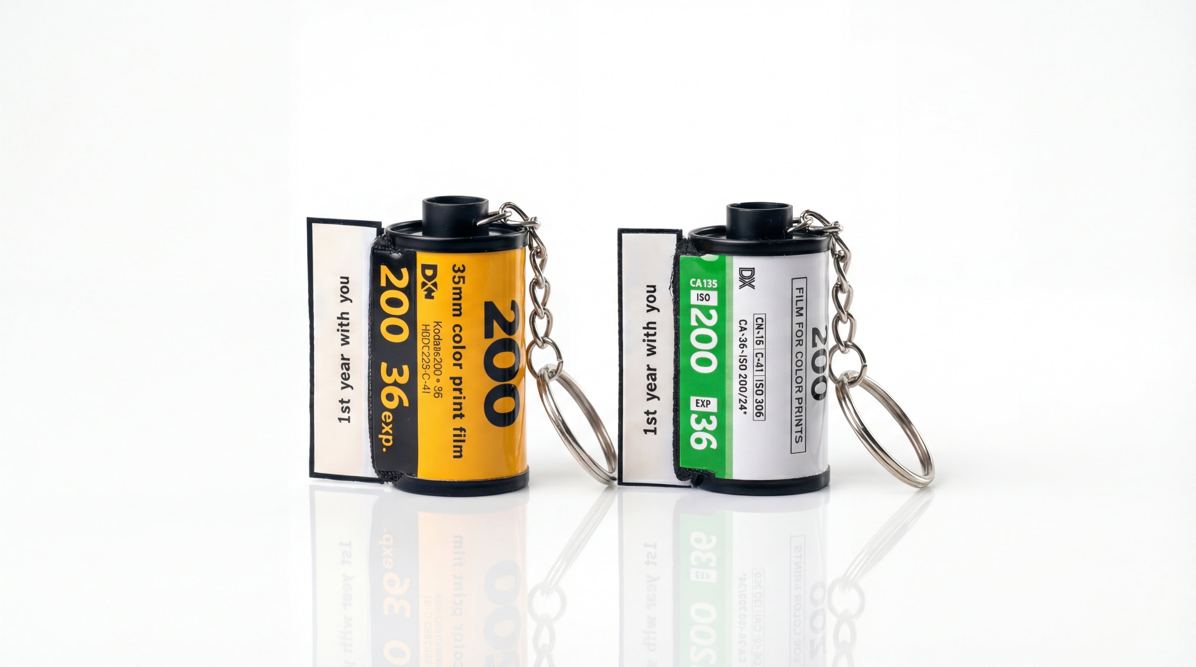 Film Roll Keychain 2pcs